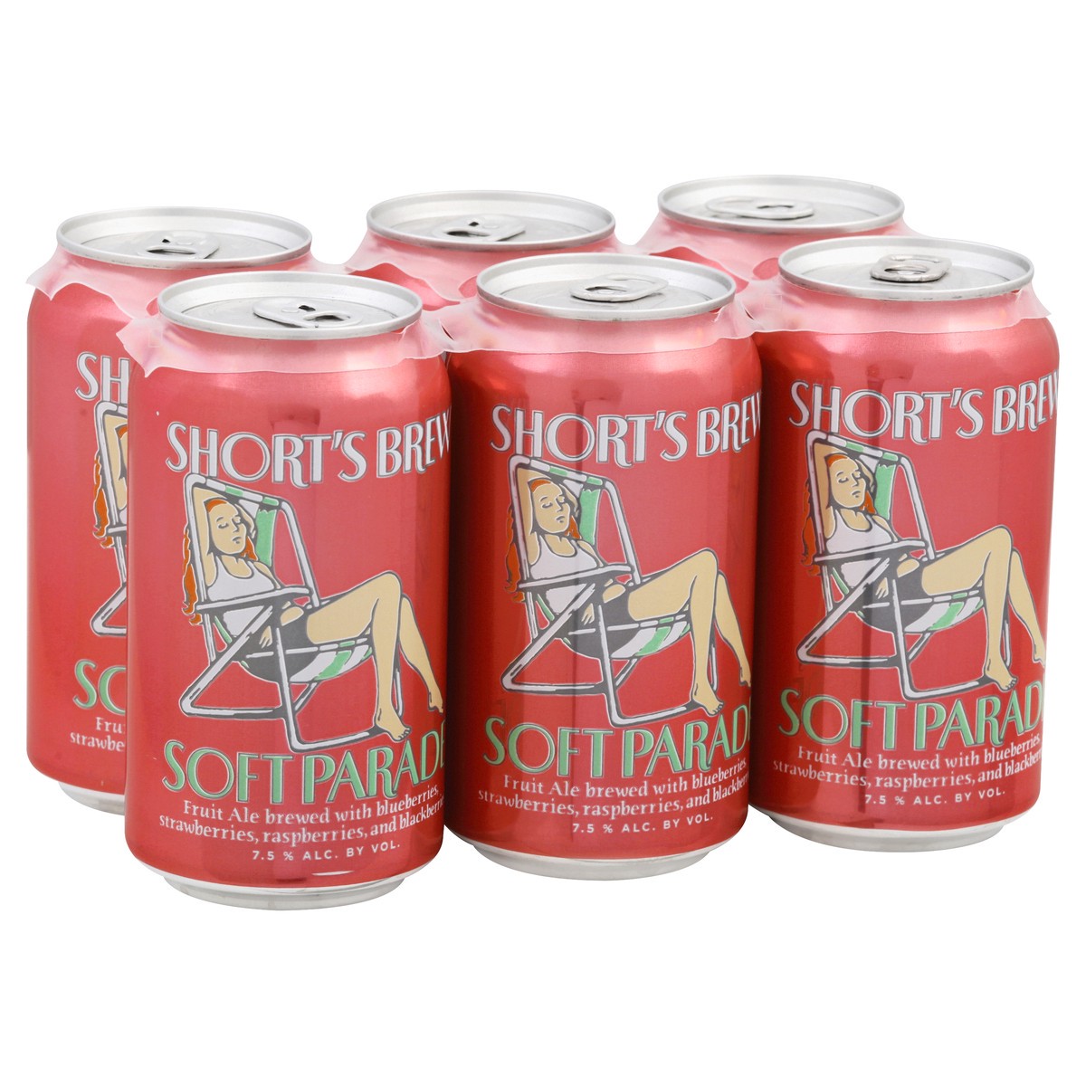 slide 5 of 9, Short's Soft Parade Fruit Ale Beer 6 - 12 oz Cans, 6 ct; 12 fl oz