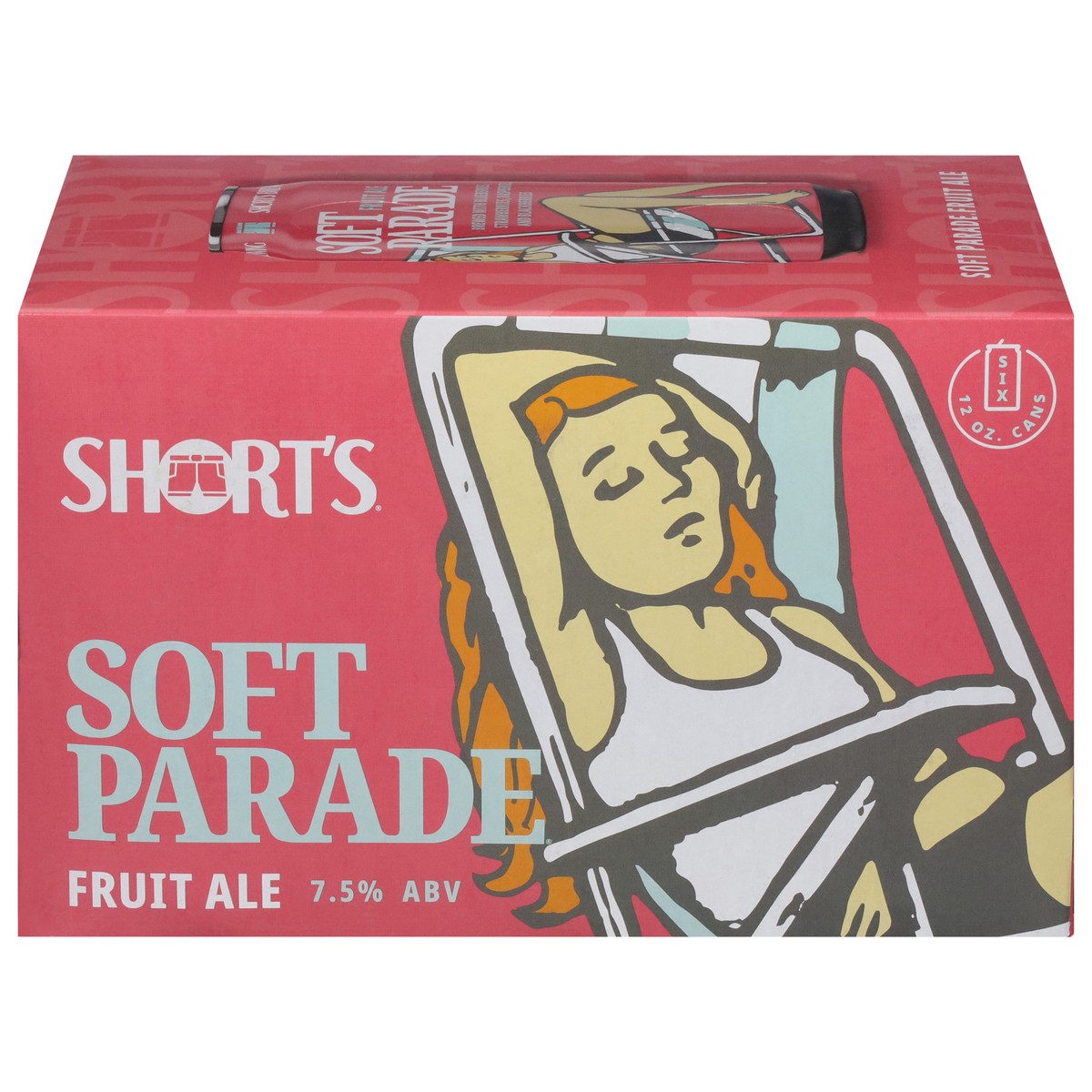 slide 1 of 9, Short's Soft Parade Fruit Ale Beer 6 - 12 oz Cans, 6 ct; 12 fl oz