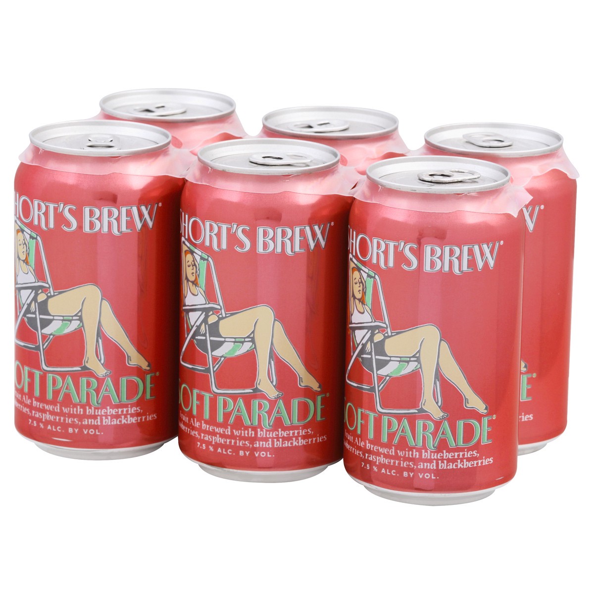 slide 8 of 9, Short's Soft Parade Fruit Ale Beer 6 - 12 oz Cans, 6 ct; 12 fl oz