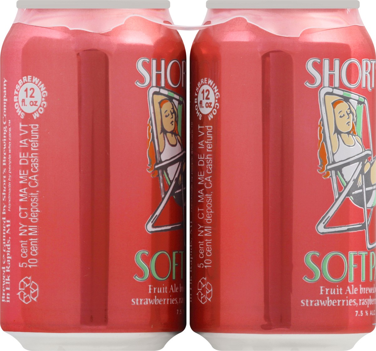 slide 7 of 9, Short's Soft Parade Fruit Ale Beer 6 - 12 oz Cans, 6 ct; 12 fl oz