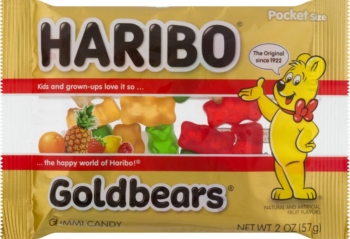 slide 1 of 13, Haribo Goldbears Pocket Size Gummi Candy 2 oz, 2 oz