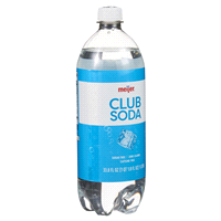 slide 10 of 29, Meijer Club Soda, 1 liter