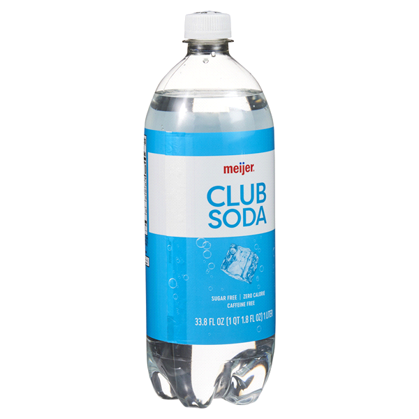 slide 11 of 29, Meijer Club Soda, 1 liter