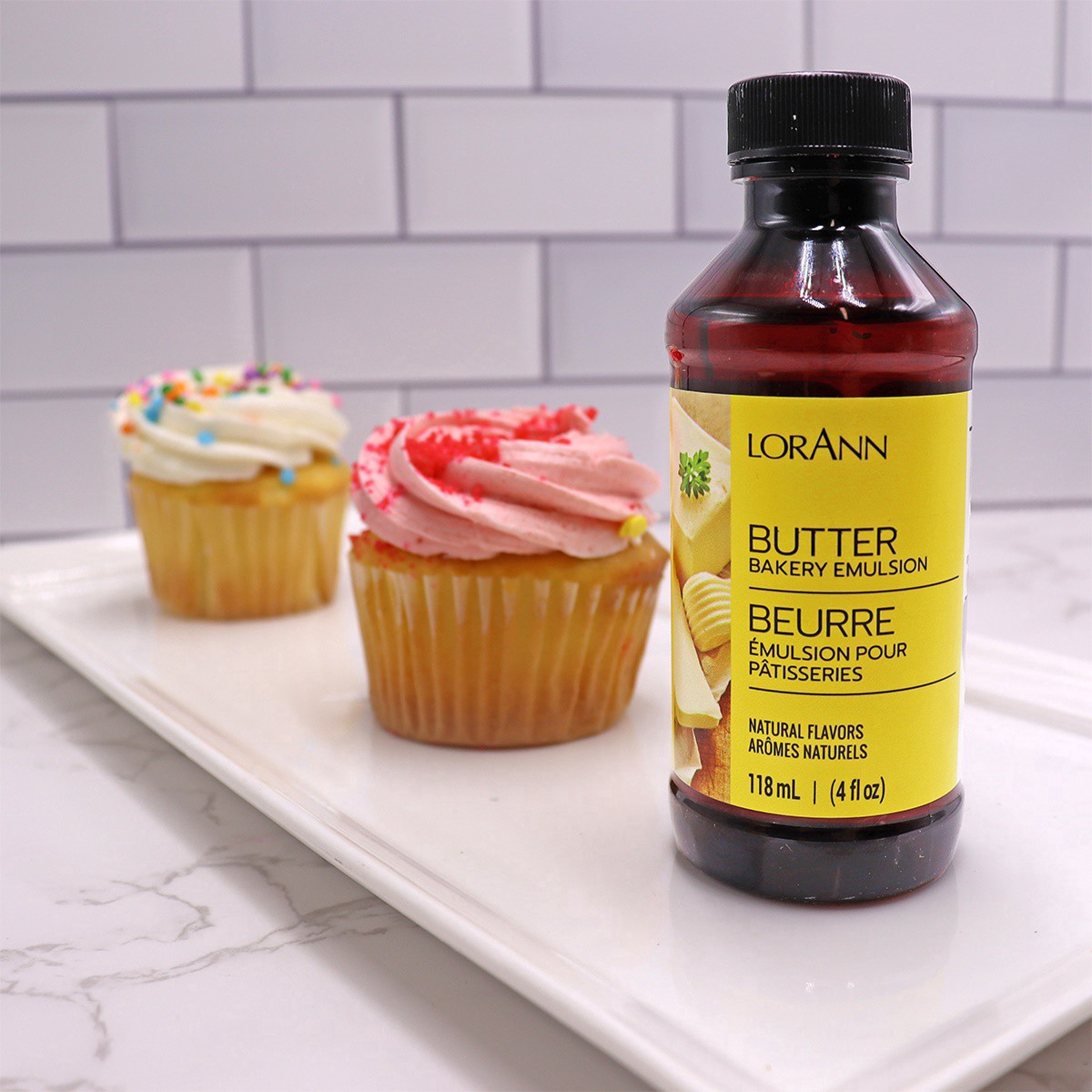 slide 4 of 4, Lorann Natural Butter Emulsion, 4 oz