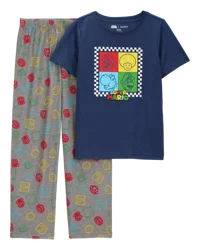 Carter's Kid Super Mario Print Knit 2-Piece Pajamas - Multi - Size 12