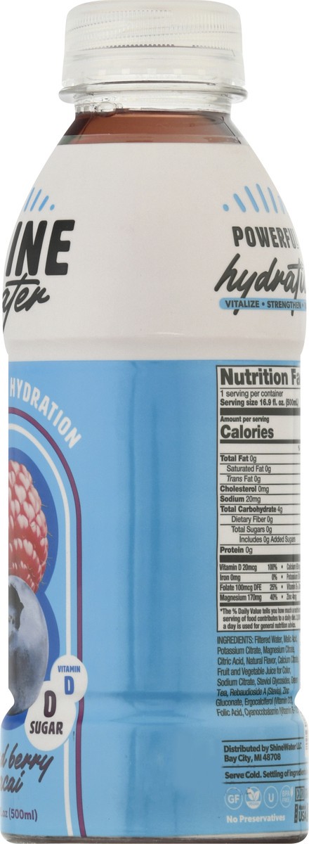 slide 2 of 13, Shine Water Mixed Berry Acai, 16.9 fl oz