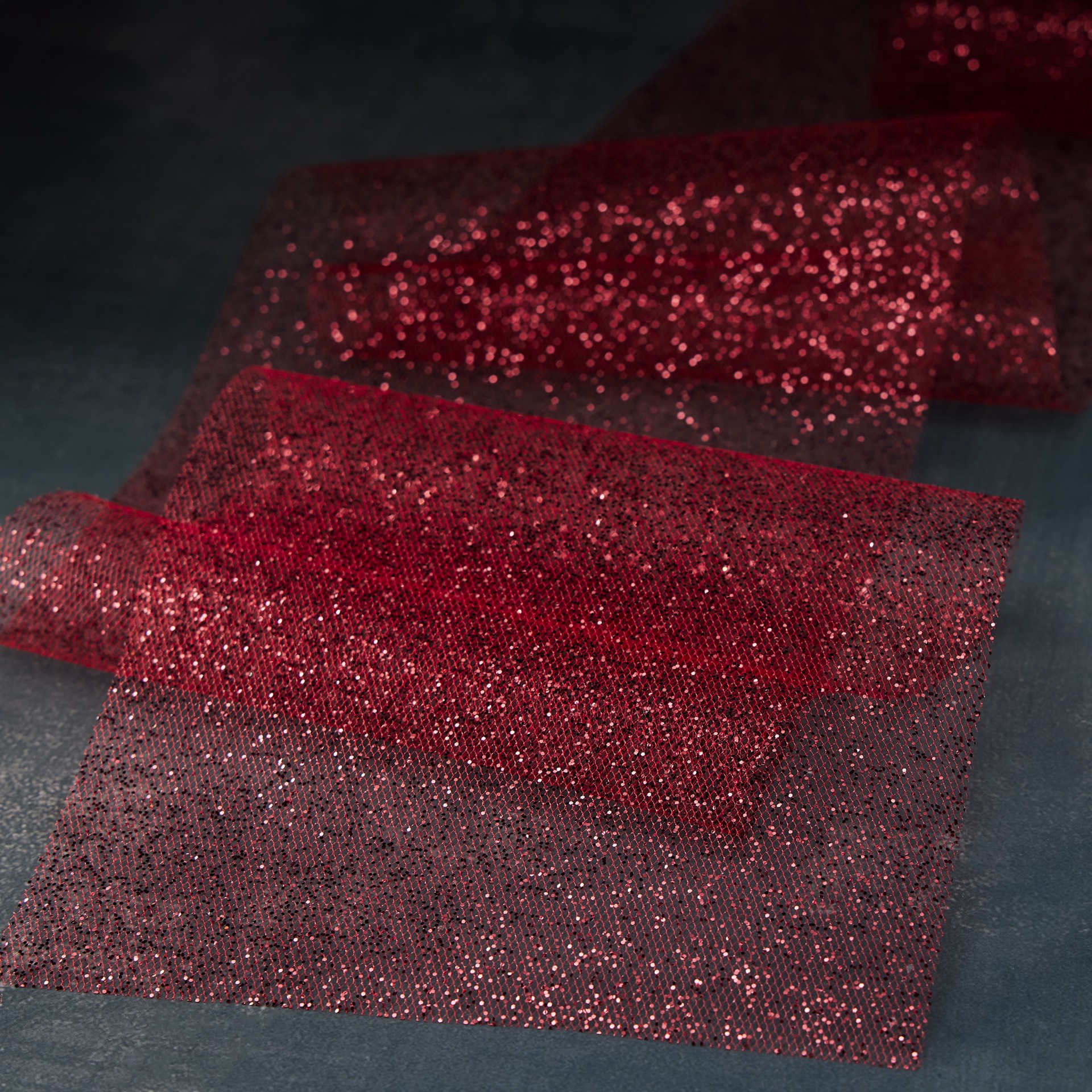 slide 2 of 2, 6" Glitter Tulle By Celebrate It Occasions, 6 in x 10 yd