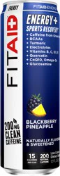 Lifeaid Beverage Energy+ Sports Recovery Blackberry Pineapple Energy Drink - 12 fl oz