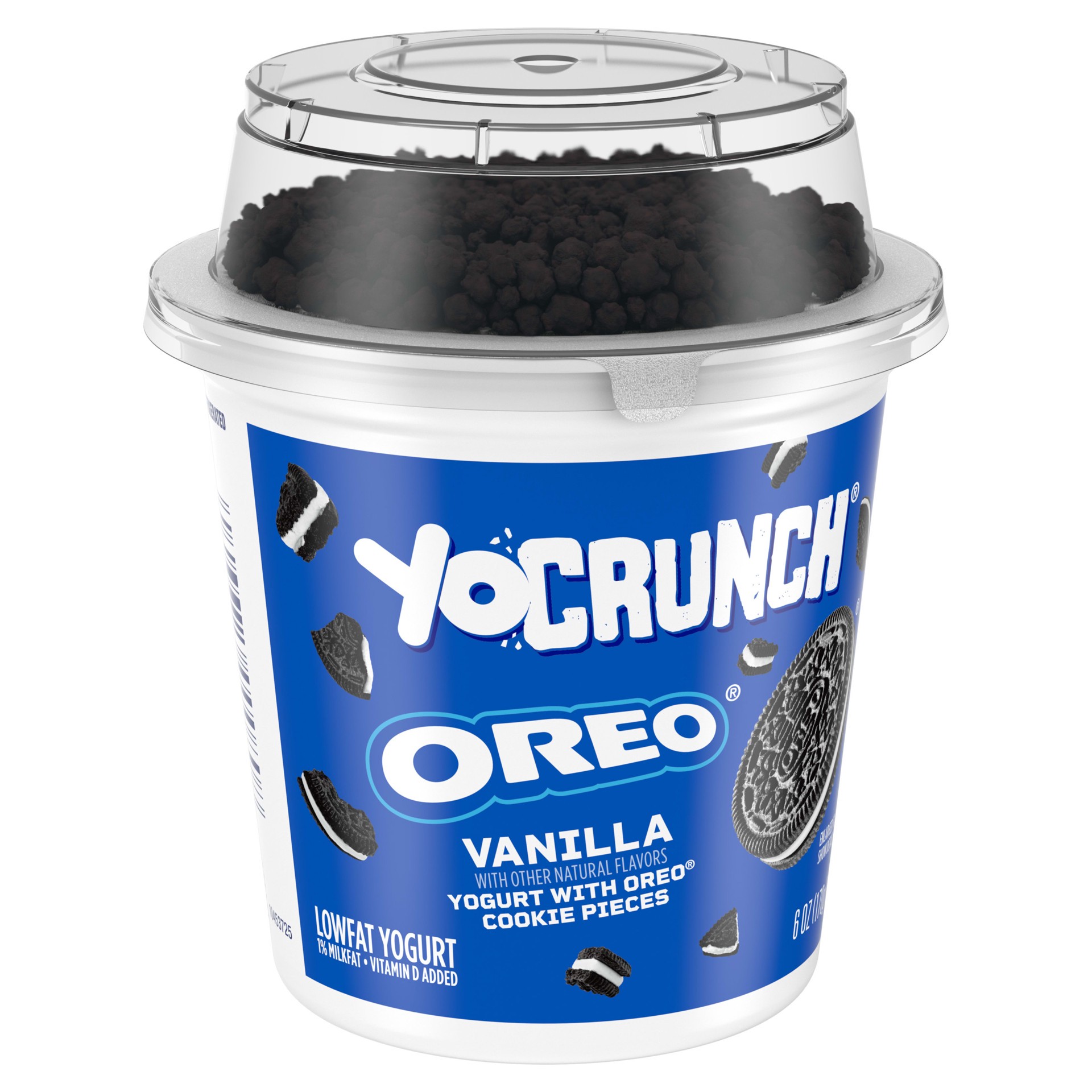 slide 5 of 5, YoCrunch Low Fat Vanilla Yogurt with OREO, 6 oz., 6 oz