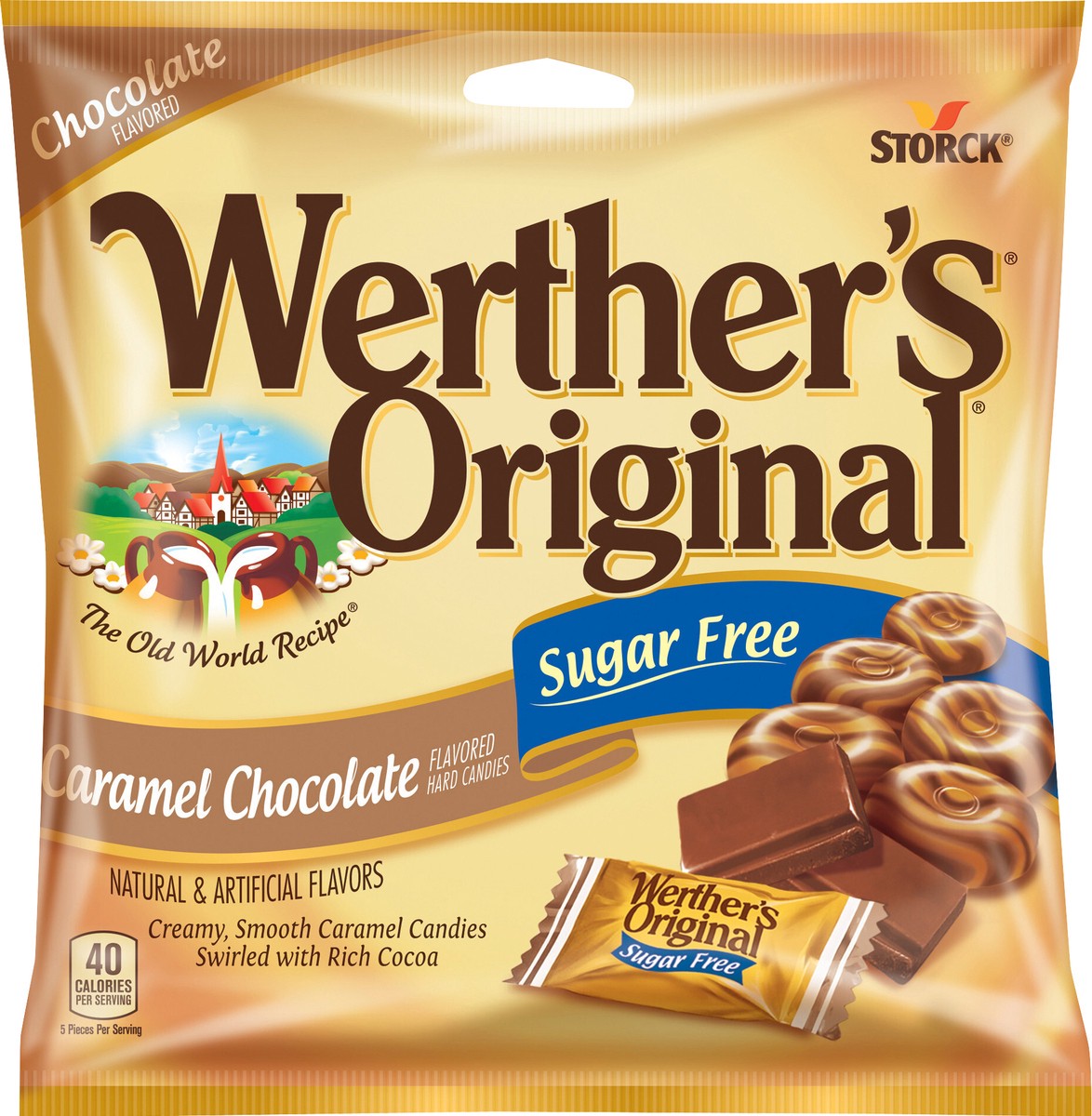 slide 3 of 3, Werther's Original Caramel Chocolate Candy, 2.35 oz
