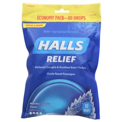 Halls Mentho-Lyptus Cough Suppressant Oral Anesthetic Menthol Drops