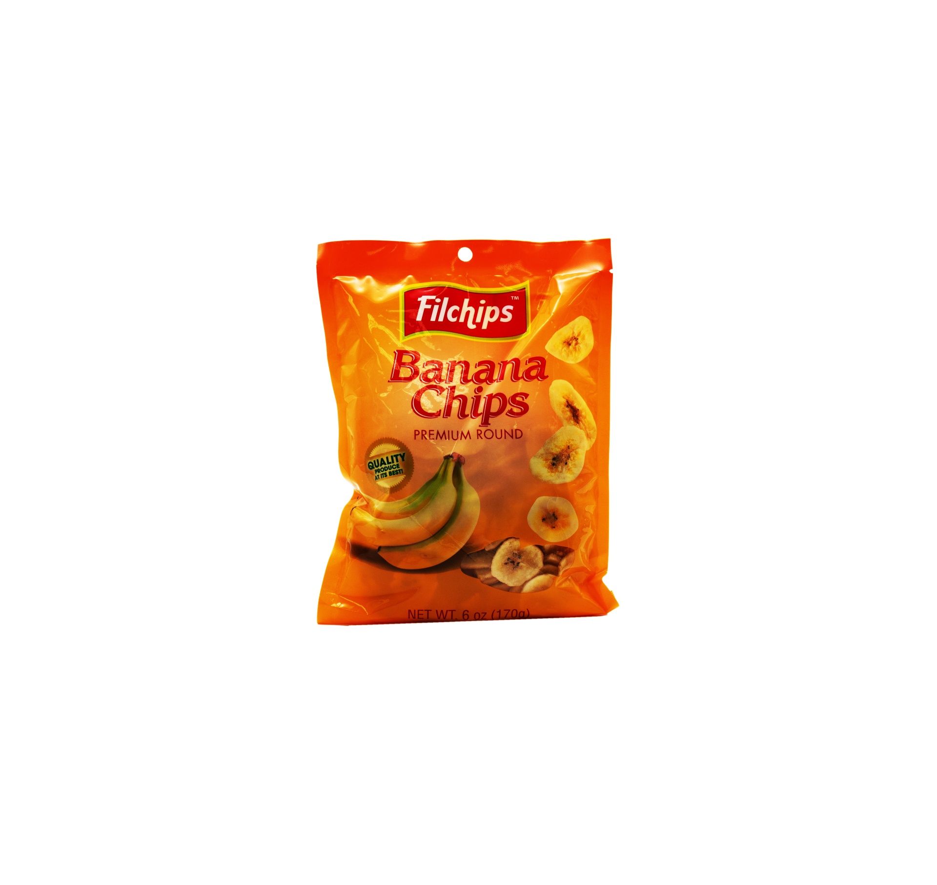 slide 1 of 1, Filchips Banana Round Chips, 170 gram