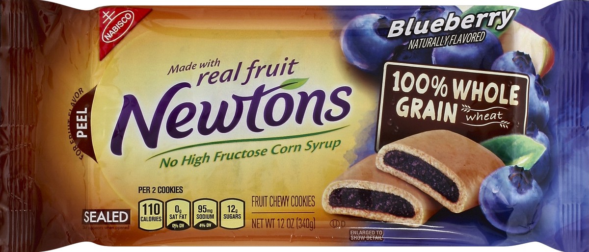 slide 5 of 6, Nabisco 100% Whole Grain Blueberry Newtons, 12 oz