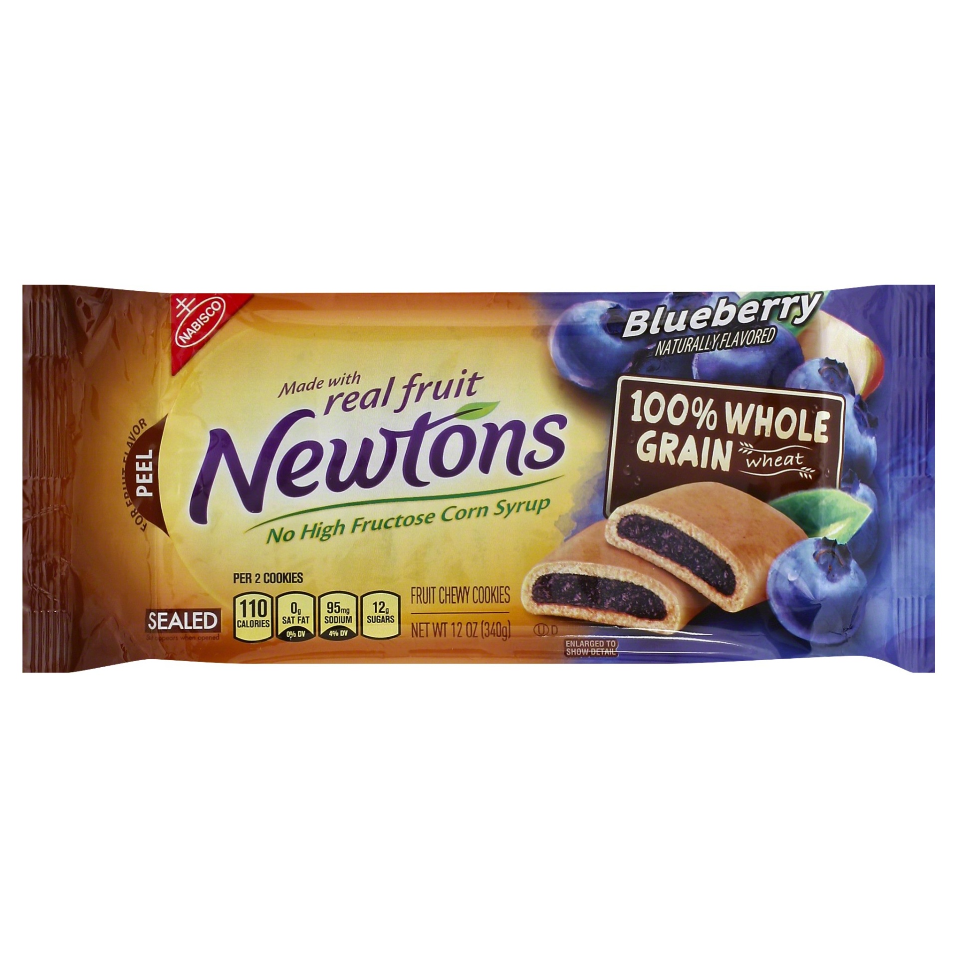 slide 1 of 6, Nabisco 100% Whole Grain Blueberry Newtons, 12 oz