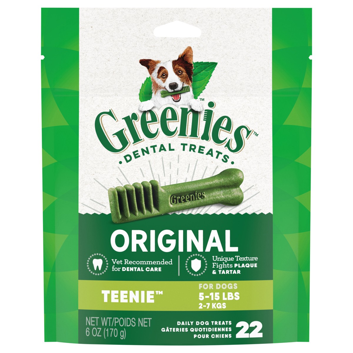 slide 1 of 3, Greenies Teenie Dental Dog Treats - 6 Oz., 6 oz