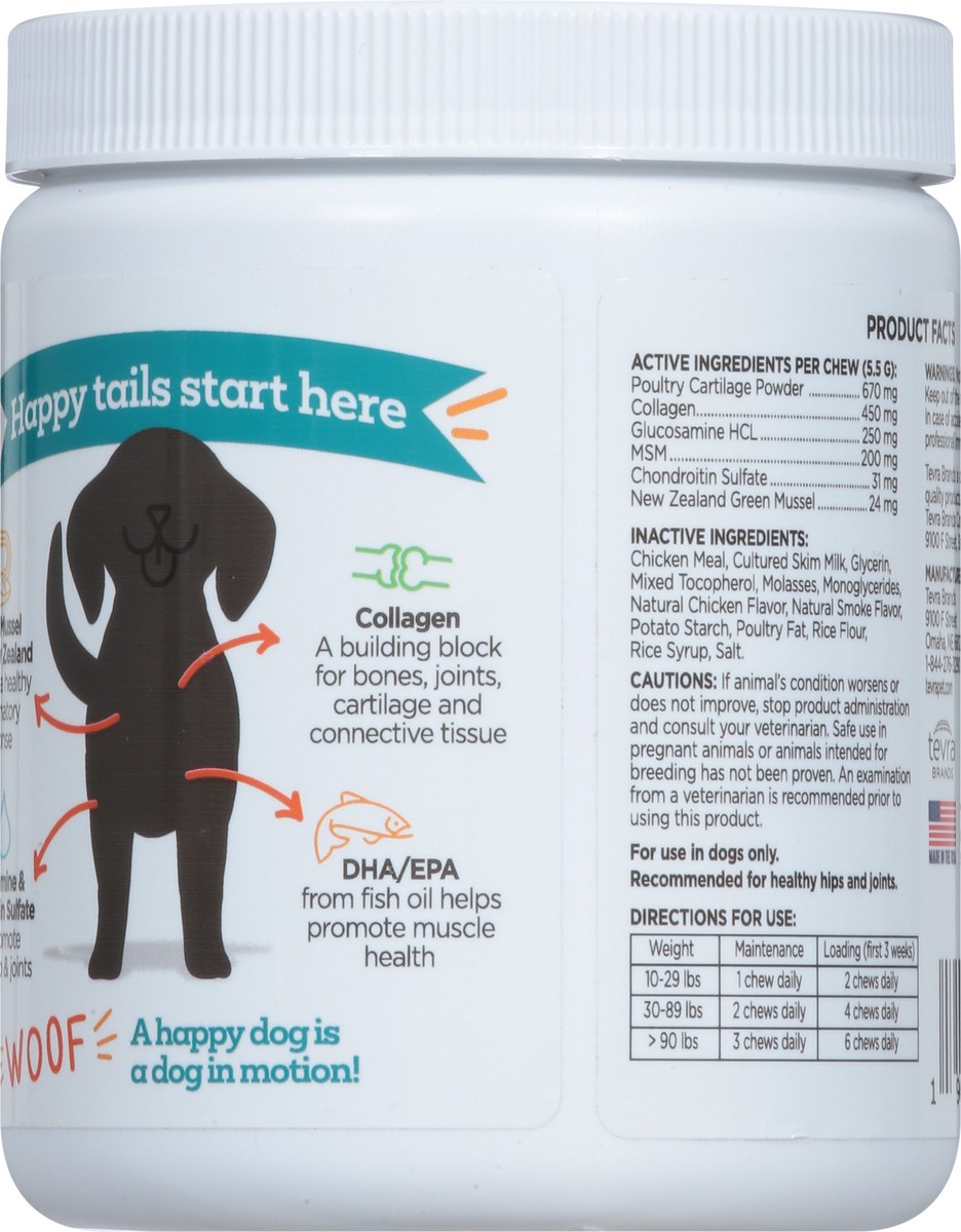slide 8 of 14, TevraPet For Dogs Hop + Joint Well Bites Chicken Flavored Daily Chews 11.61 oz, 11.61 oz