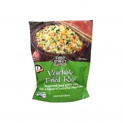 slide 1 of 1, First Street Vegetable Fried Rice, 16 oz