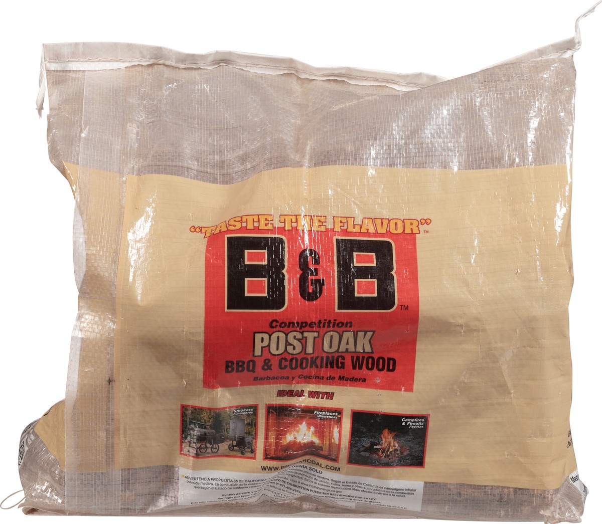 slide 3 of 9, B & B Post Oak BBQ & Cooking Wood 1 ea, 1 ct