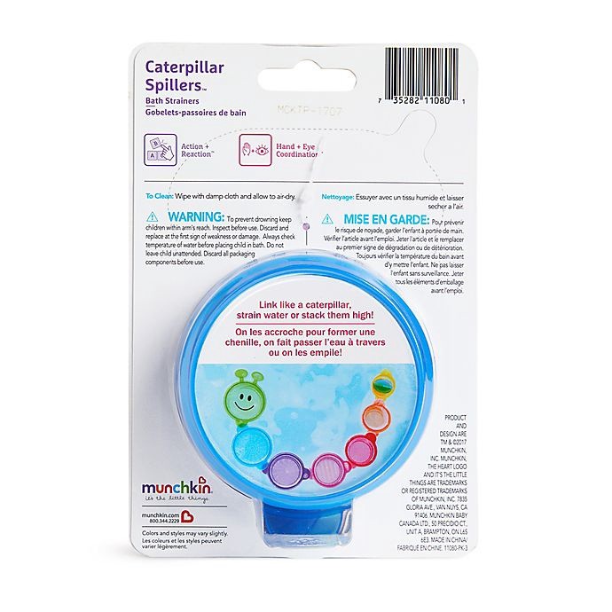 slide 3 of 8, MunchkinCaterpillar Spillers, 7 ct