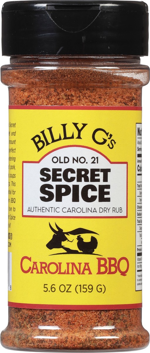slide 2 of 9, Billy G's Secret Spice Carolina Dry Rub, 5.6 oz