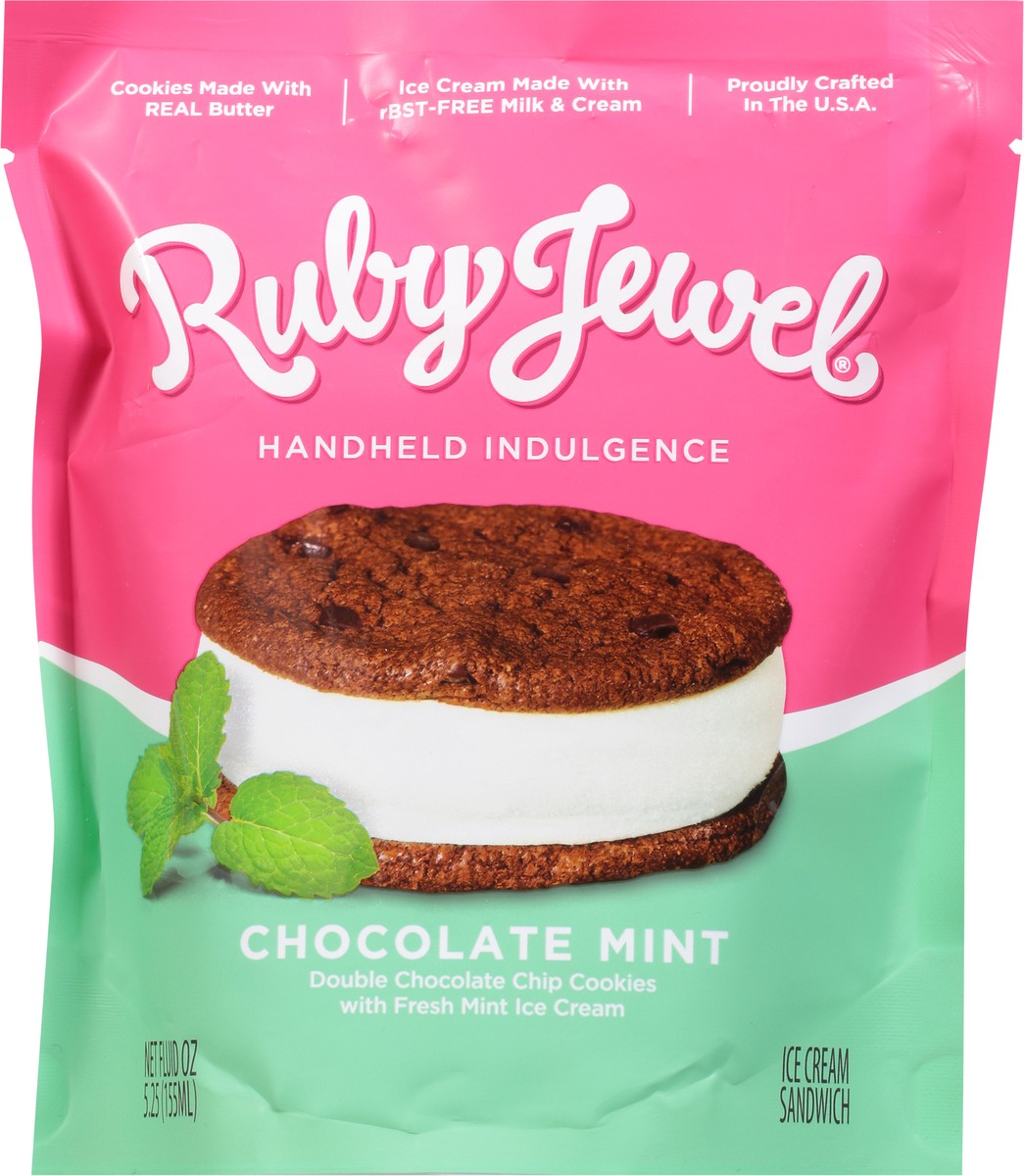 slide 7 of 13, Ruby Jewel Chocolate Mint Ice Cream Sandwich 5.25 oz, 5.25 oz