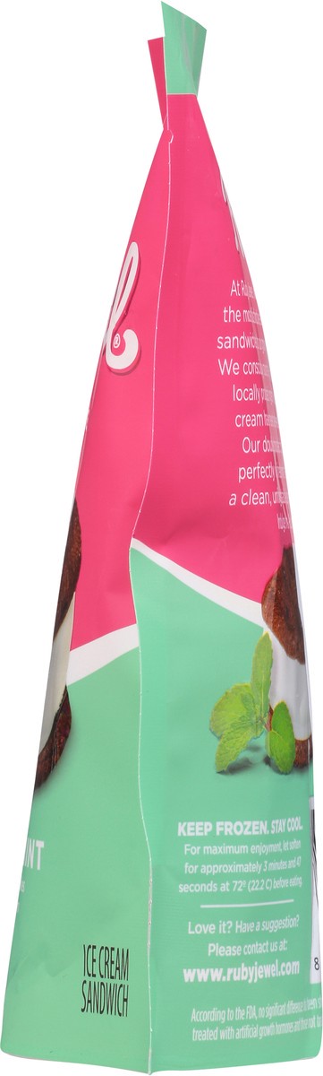 slide 13 of 13, Ruby Jewel Chocolate Mint Ice Cream Sandwich 5.25 oz, 5.25 oz