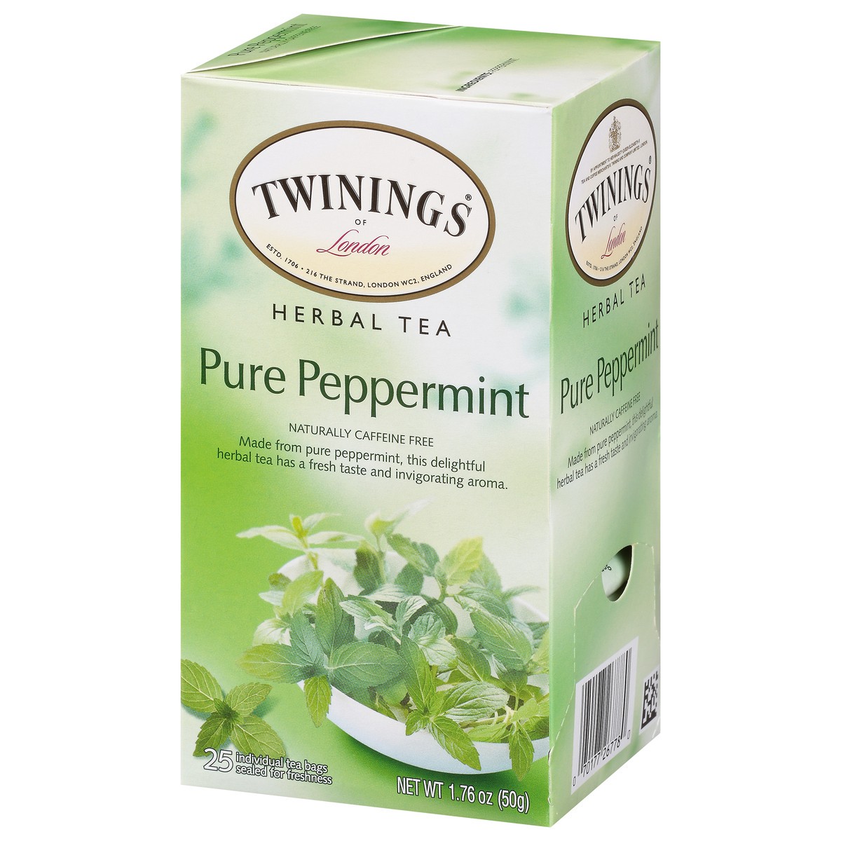 slide 7 of 9, Twinings Pure Peppermint Herbal Tea 25 Tea Bags - 25 ct, 25 ct