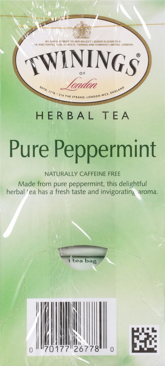 slide 3 of 9, Twinings Pure Peppermint Herbal Tea 25 Tea Bags - 25 ct, 25 ct