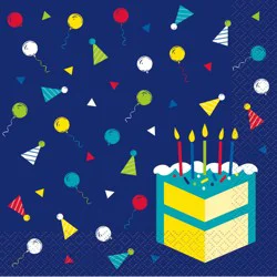 Unique Peppy Birthday Lunch Napkin