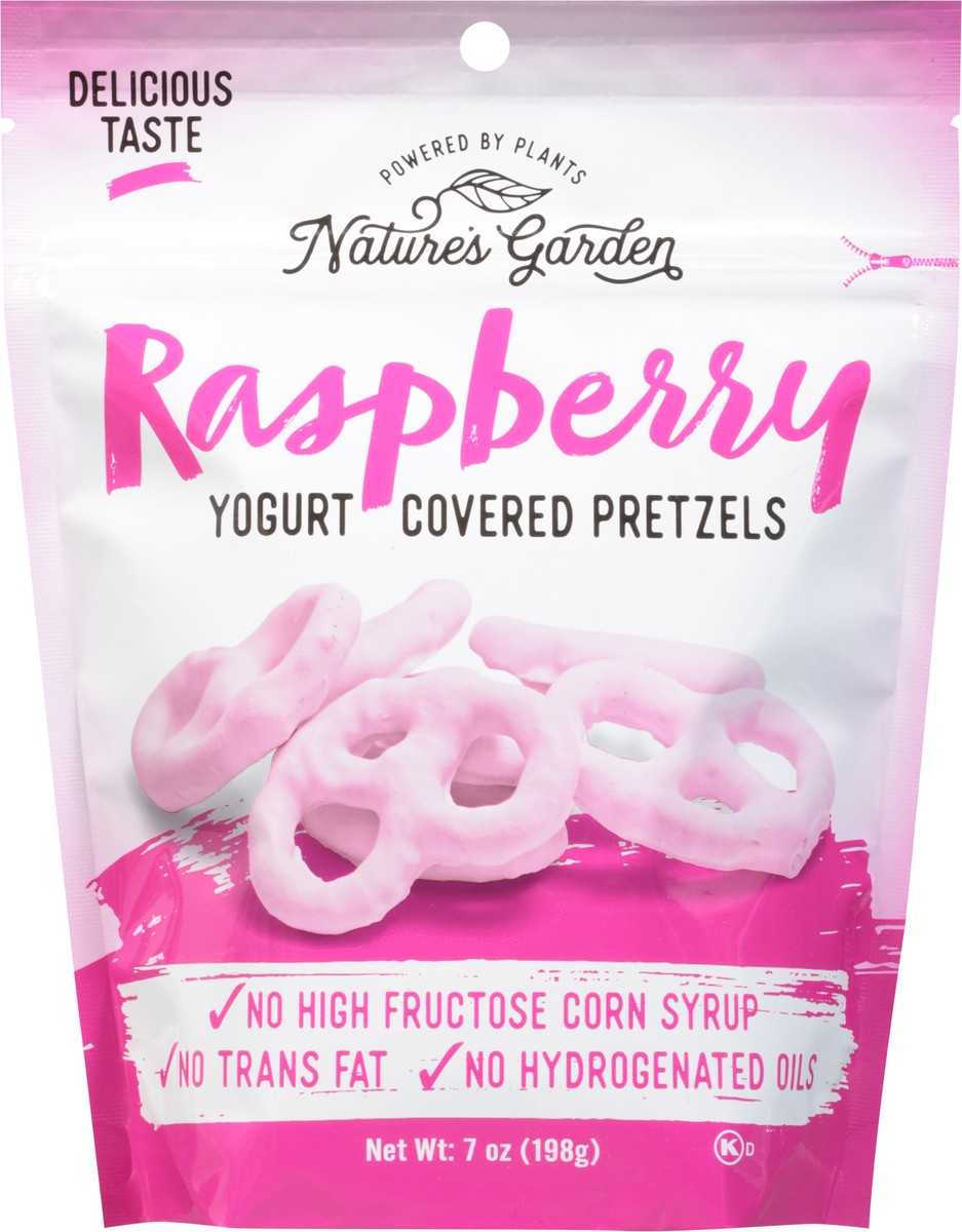 slide 7 of 9, Nature's Garden Yogurt Covered Raspberry Pretzels 7 oz, 7 oz