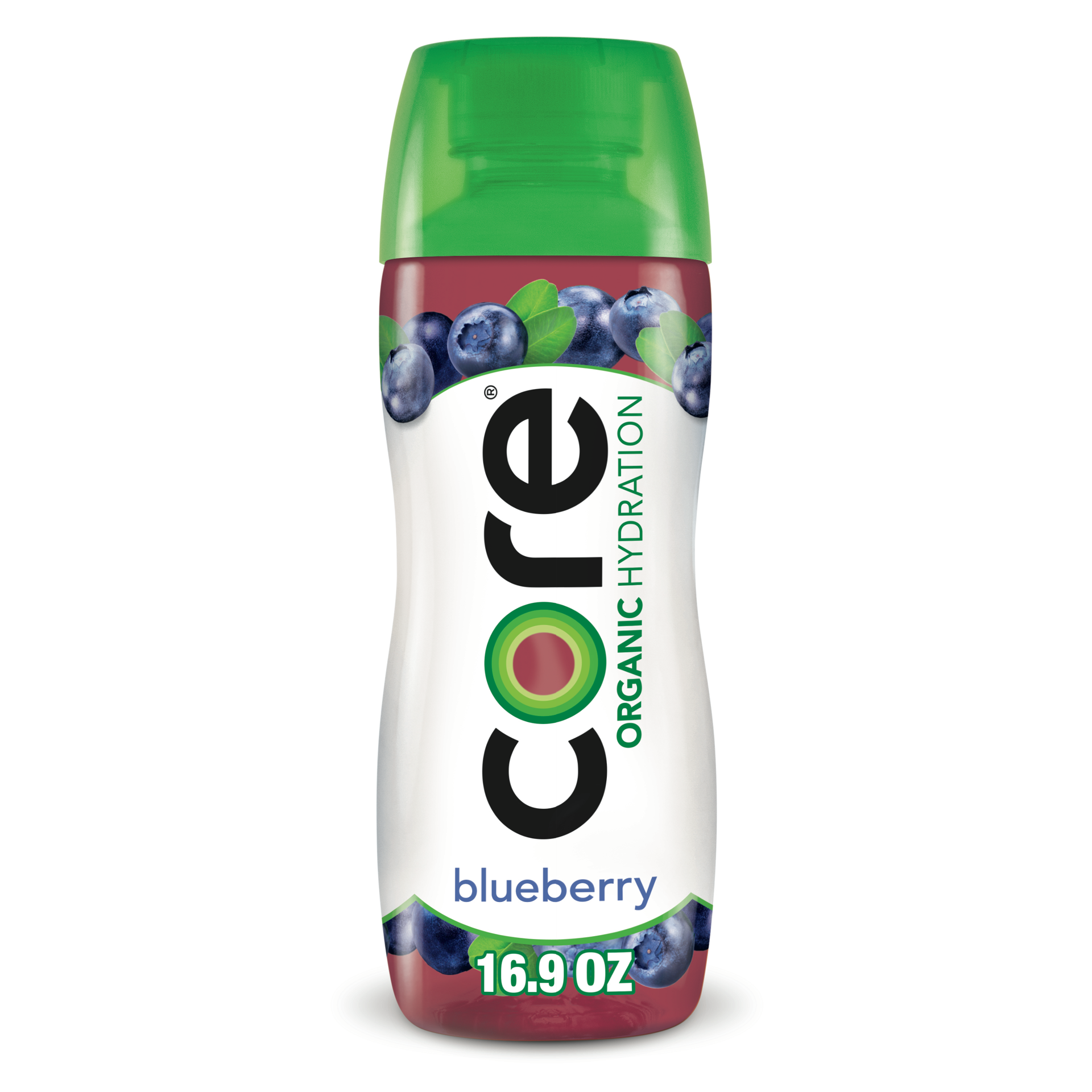 slide 1 of 9, CORE Organic Blueberry Fruit Infused Beverage, 16.9 fl oz bottle, 16.9 fl oz