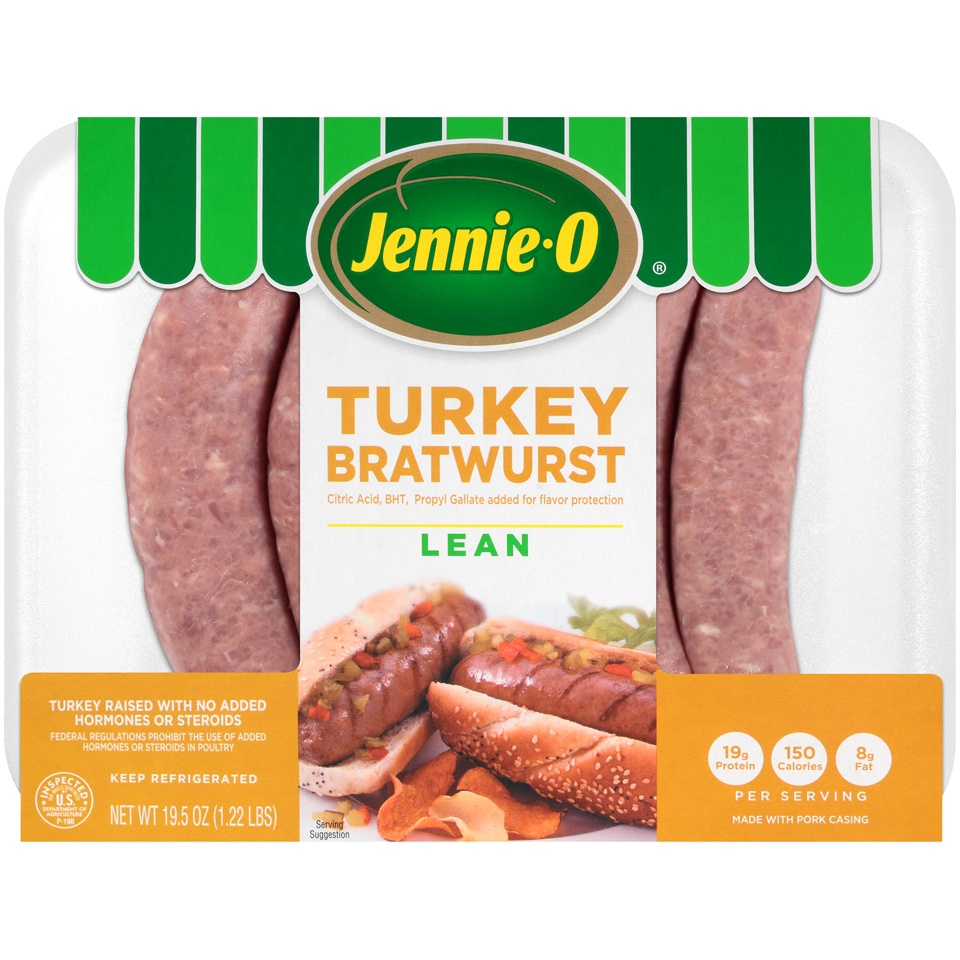 JennieO Turkey Store Turkey Bratwurst Lean per lb Shipt