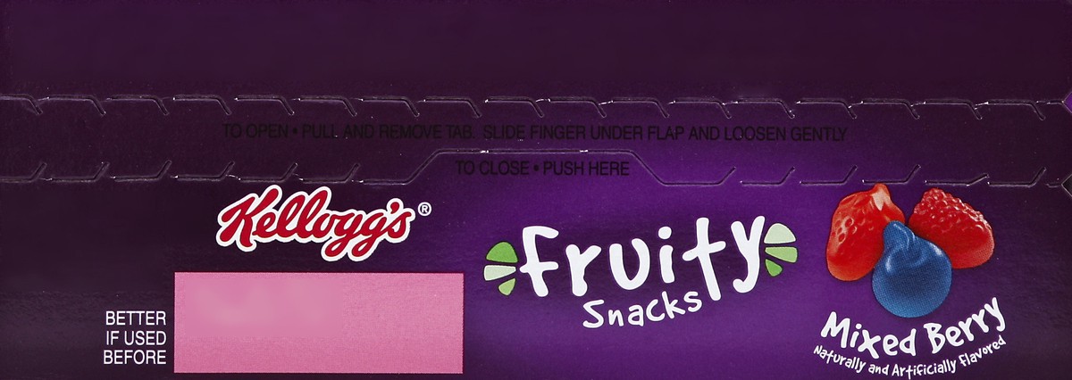 slide 5 of 6, Kellogg's Fruity Mixed Berry Fruit Flavored Snacks, 17.6 oz