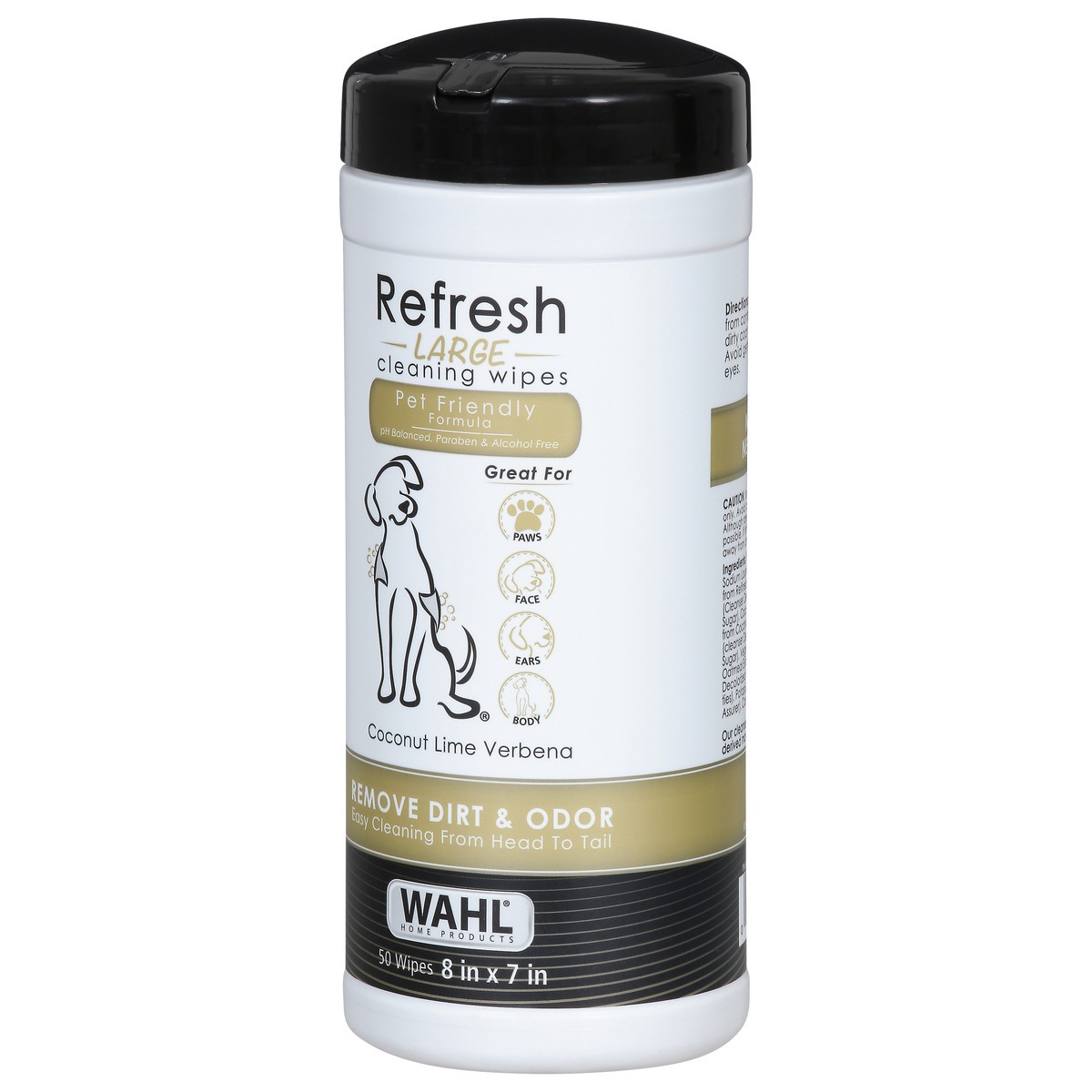 slide 4 of 9, Wahl Large Refresh Coconut Lime Verbena Cleaning Wipes 50 ea, 50 ct