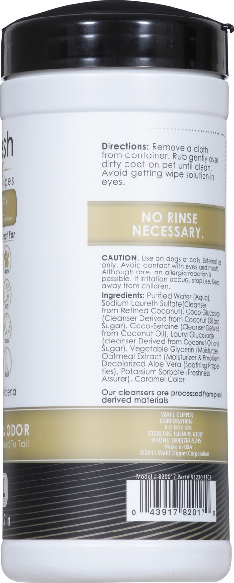 slide 2 of 9, Wahl Large Refresh Coconut Lime Verbena Cleaning Wipes 50 ea, 50 ct