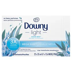 Downy Sheet Light Mega Ocean Mist