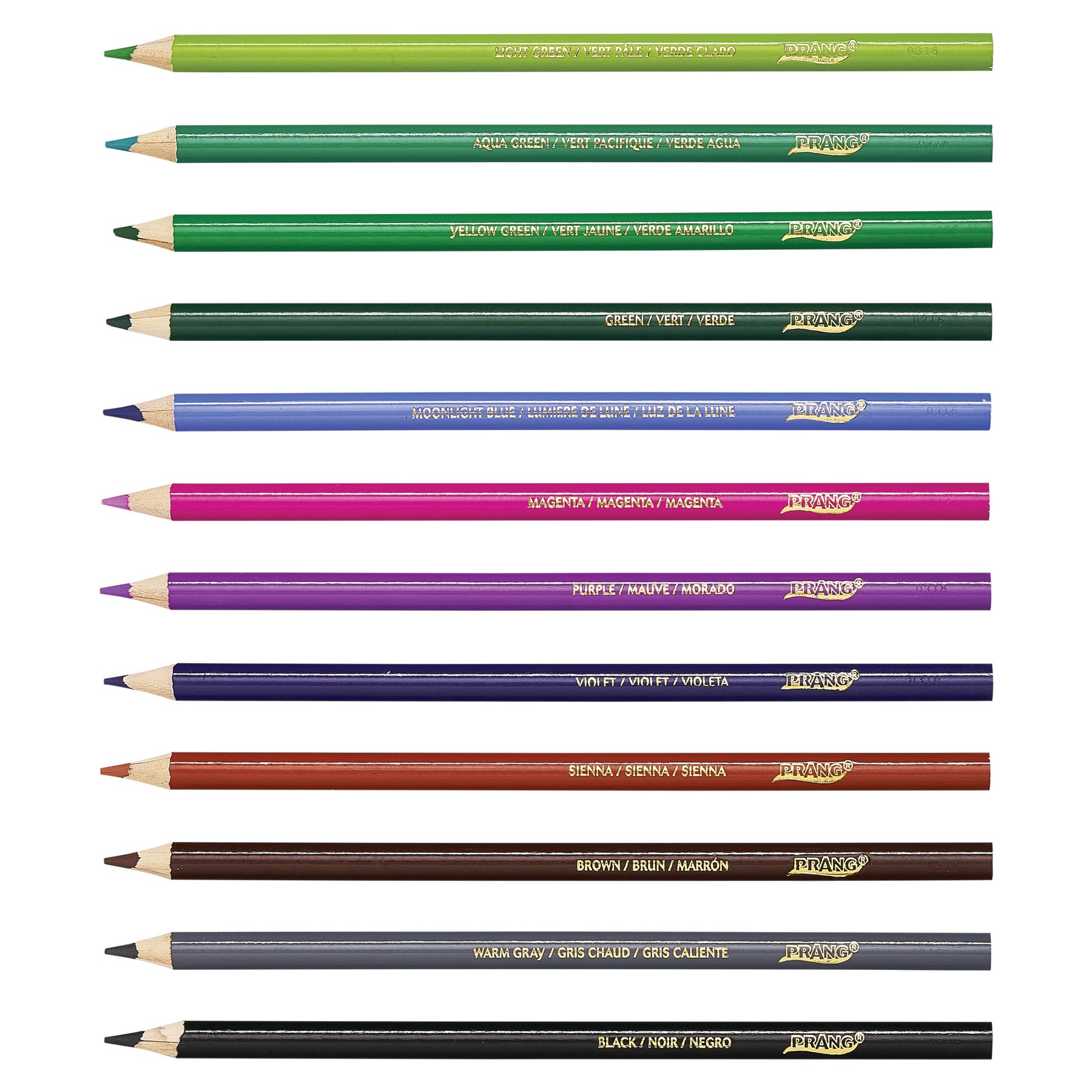 slide 2 of 5, PRANG Woodcase Pencils - Multi-Colored, 1 ct