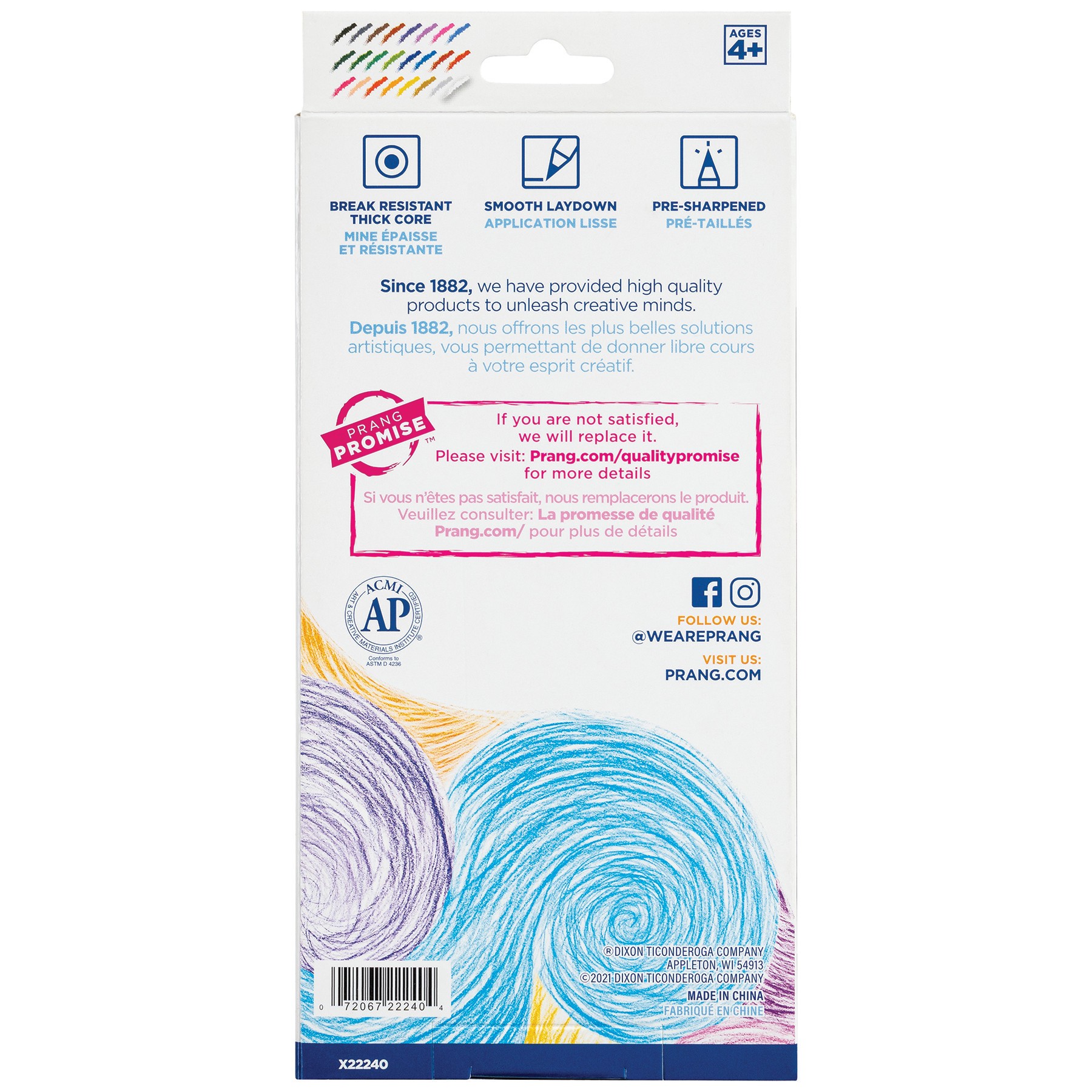 slide 3 of 5, PRANG Woodcase Pencils - Multi-Colored, 1 ct