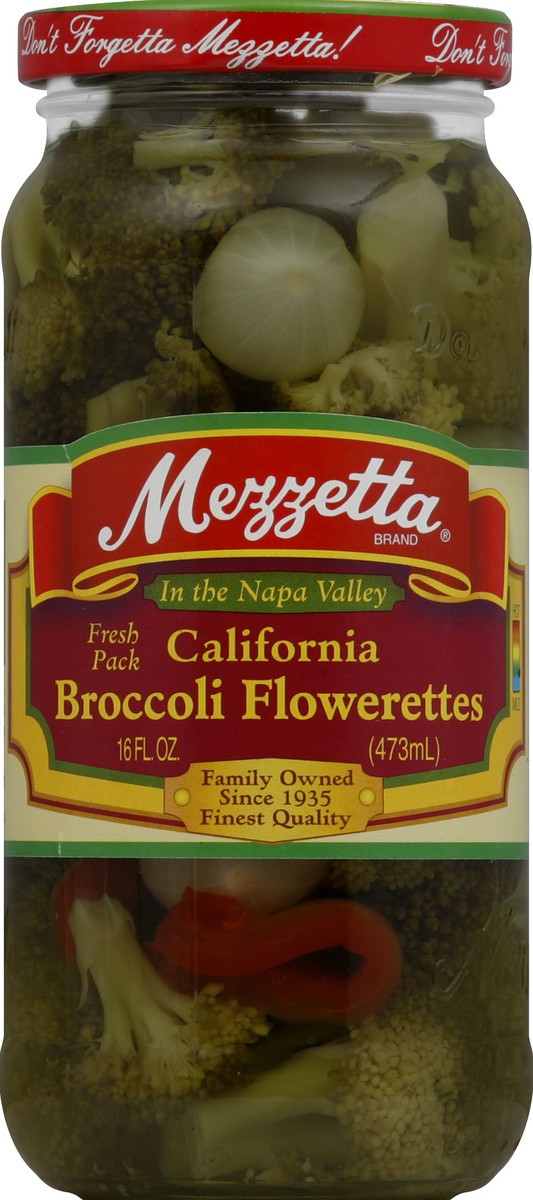 slide 1 of 2, Mezzetta California Broccoli Flowerettes 16 oz, 16 oz