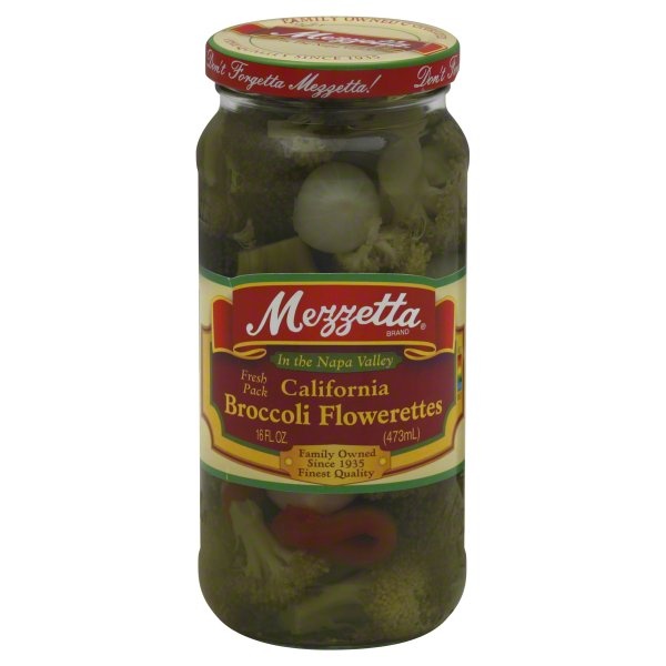 slide 1 of 1, Mezzetta Pickled Broccoli, 16 oz