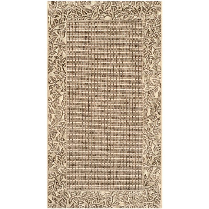 slide 1 of 2, Safavieh Courtyard Emma Indoor/Outdoor Rug - Brown/Natural, 2 ft 7 in x 5 ft