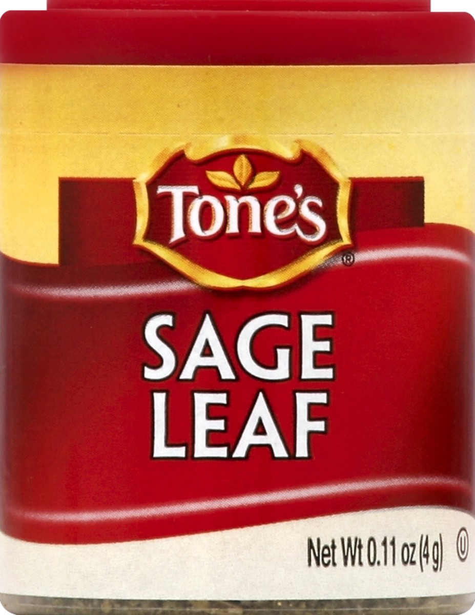 slide 1 of 3, Tone's Sage Leaf 0.11 oz, 0.11 oz