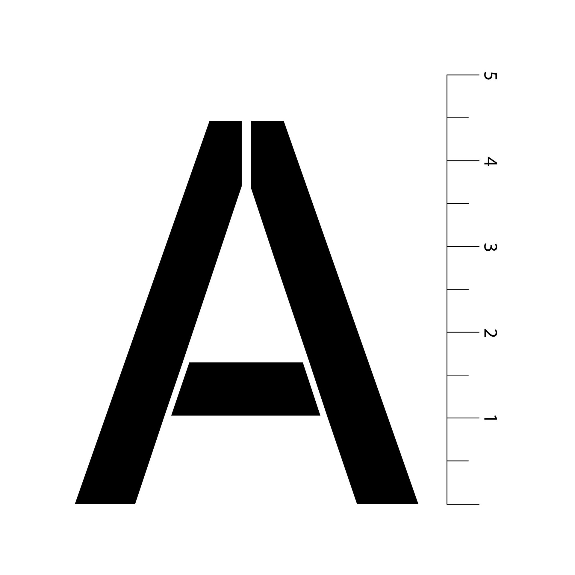 slide 2 of 4, 4.5" Classic Caps Alphabet Stencils By Craft Smart, 4.5 in