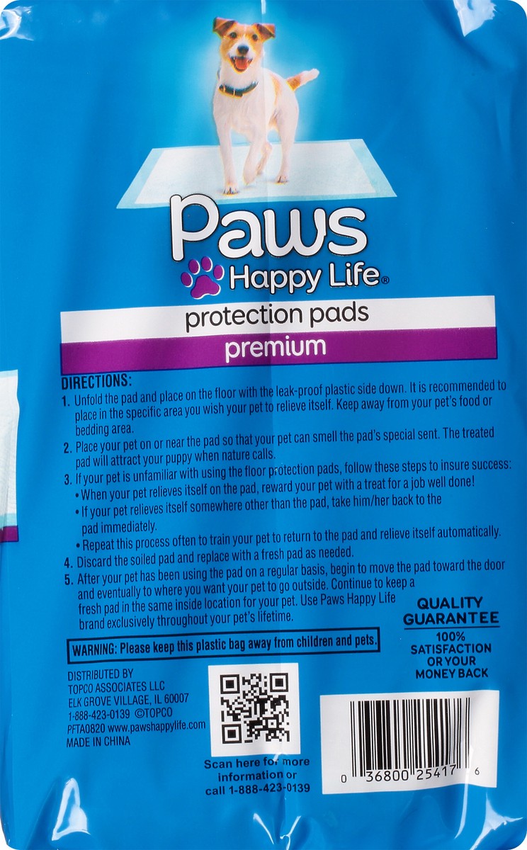 slide 9 of 11, Paws Happy Life Premium Protection Pads 50 50 ea Bag, 50 ct