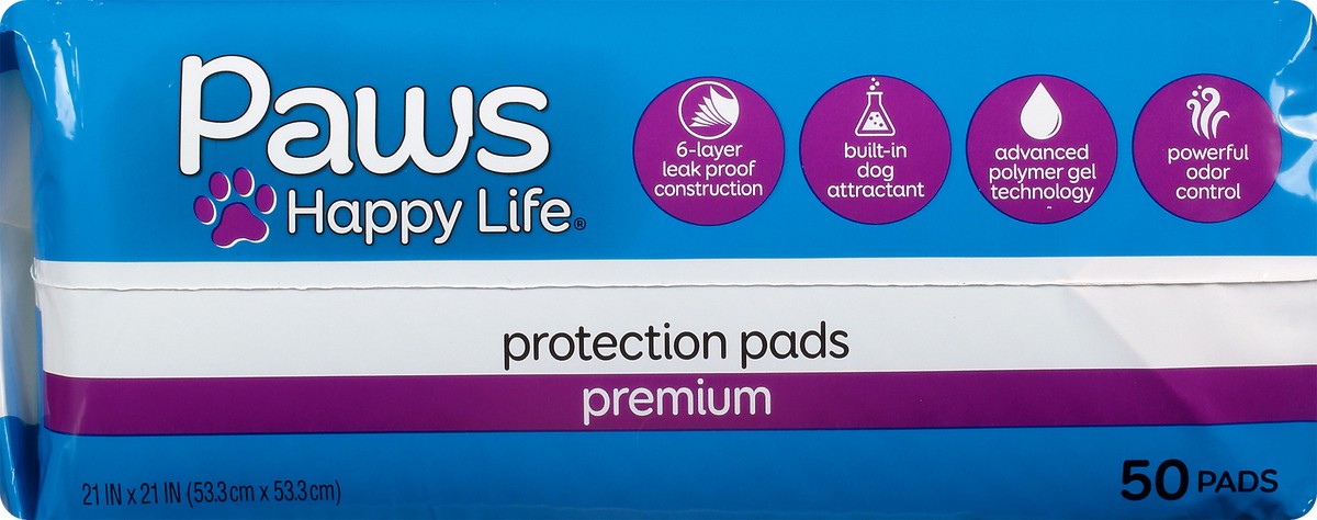 slide 8 of 11, Paws Happy Life Premium Protection Pads 50 50 ea Bag, 50 ct