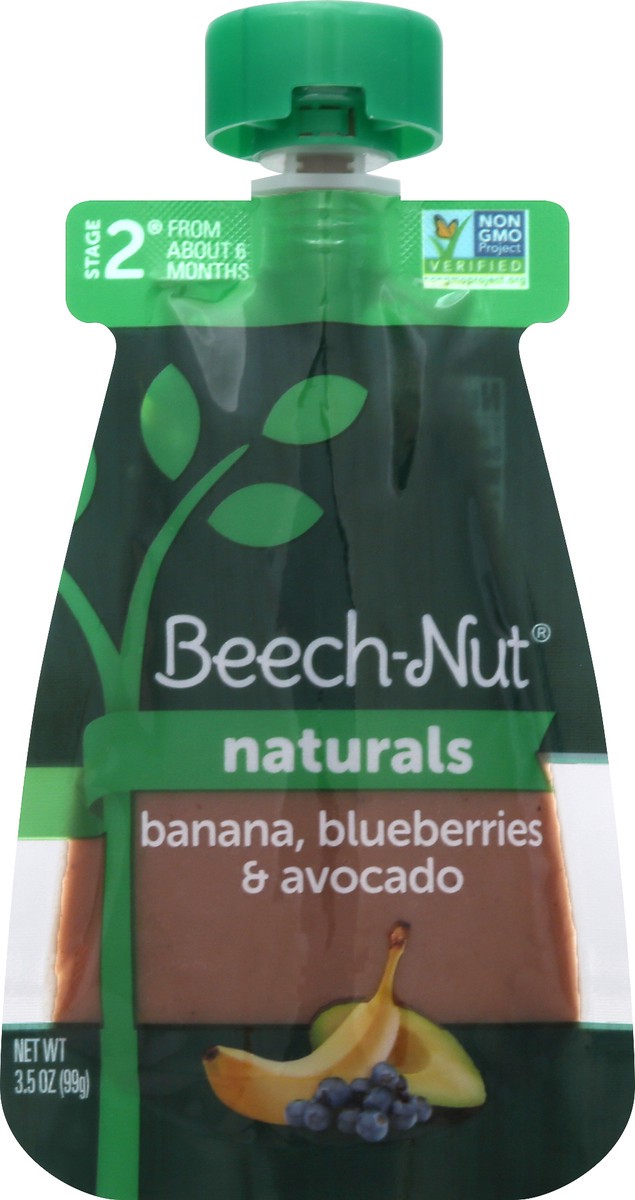 slide 5 of 12, Beech-Nut Naturals Banana Blueberries & Avocado, 3.5 oz