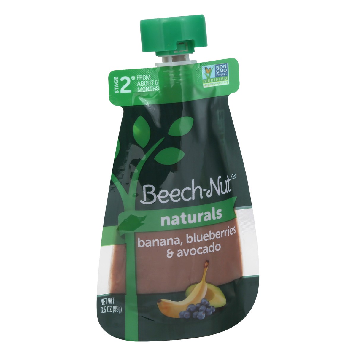 slide 12 of 12, Beech-Nut Naturals Banana Blueberries & Avocado, 3.5 oz