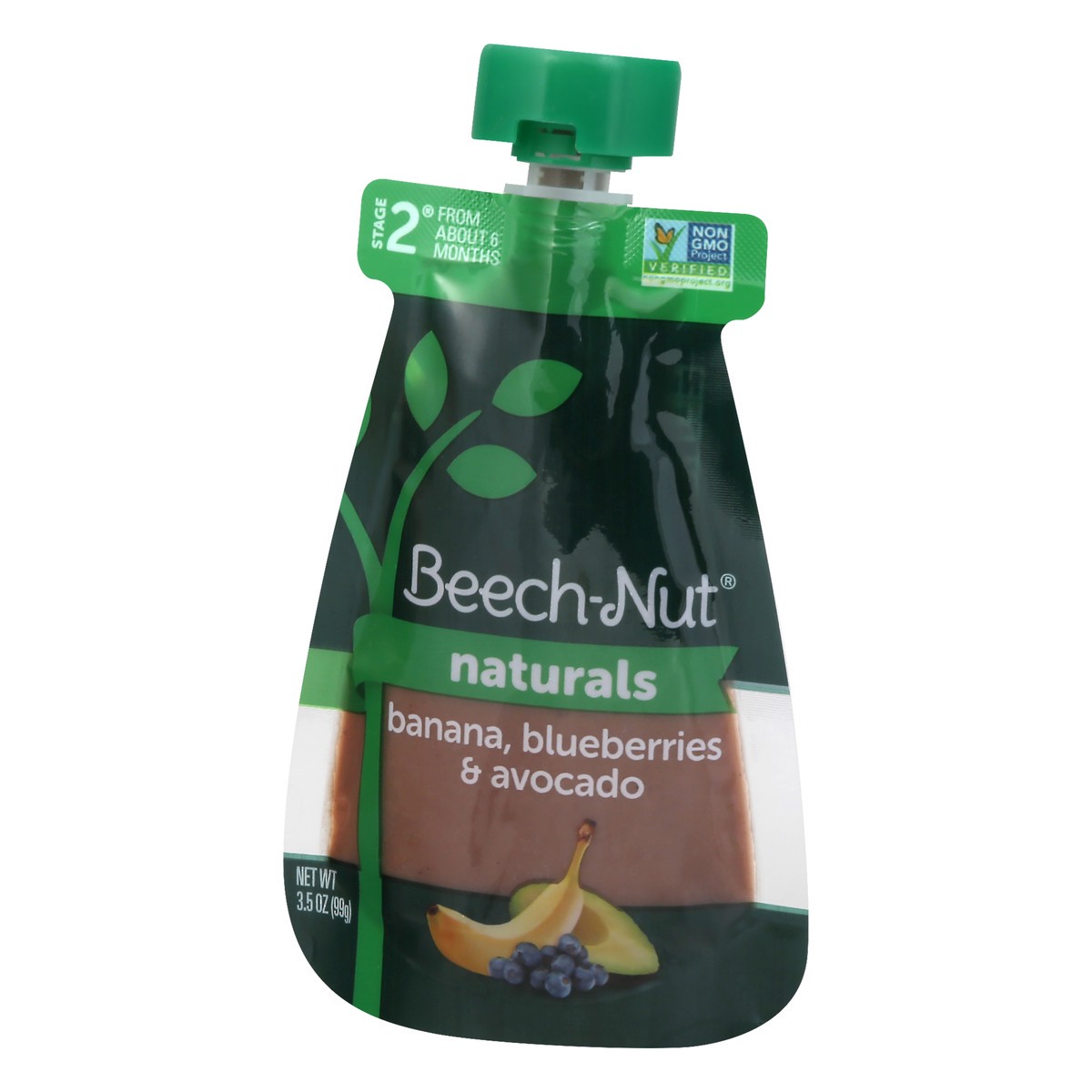 slide 10 of 12, Beech-Nut Naturals Banana Blueberries & Avocado, 3.5 oz