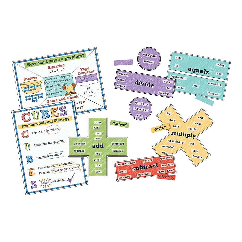 slide 1 of 1, Carson Dellosa Problem-Solving Bulletin Board Set, Grades 1-5, 1 ct