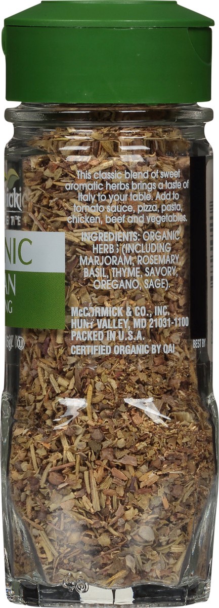 slide 2 of 7, McCormick Gourmet Organic Italian Seasoning, 0.55 oz, 0.55 oz